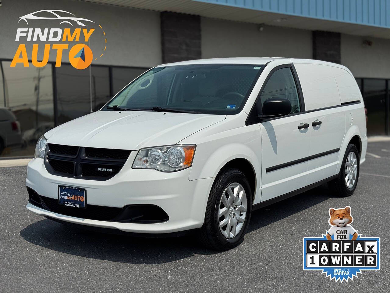 Bright White Clear Coat 2014 RAM C/V Van Front-Wheel Drive 6-Speed Automatic