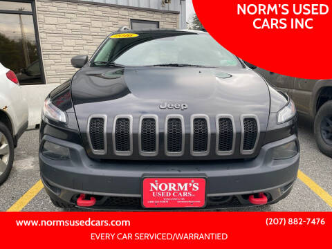 2016 Jeep Cherokee for sale at NORM'S USED CARS INC in Wiscasset ME