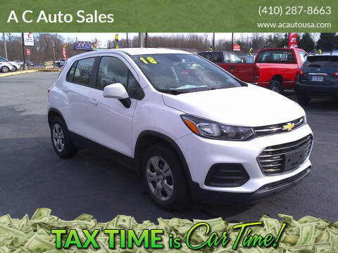 2018 Chevrolet Trax for sale at A C Auto Sales in Elkton MD