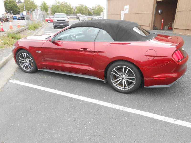 Used 2016 Ford Mustang GT Premium with VIN 1FATP8FF8G5216751 for sale in Rohnert Park, CA