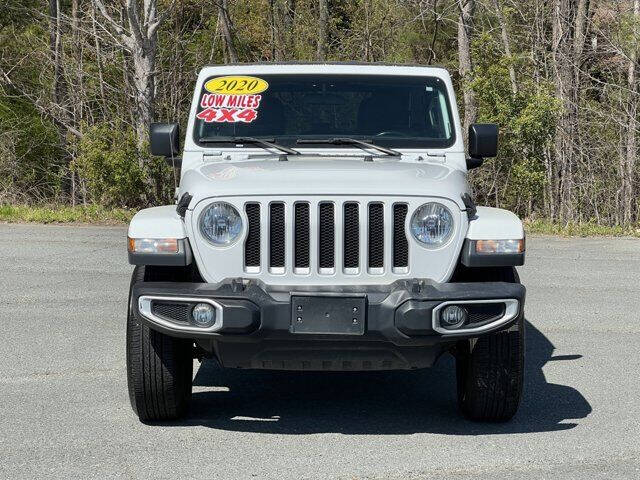 Used 2020 Jeep Wrangler Unlimited Sahara with VIN 1C4HJXEN2LW230315 for sale in Monroe, NC