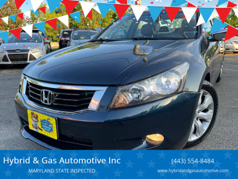 2010 Honda Accord for sale at Hybrid & Gas Automotive Inc in Aberdeen MD