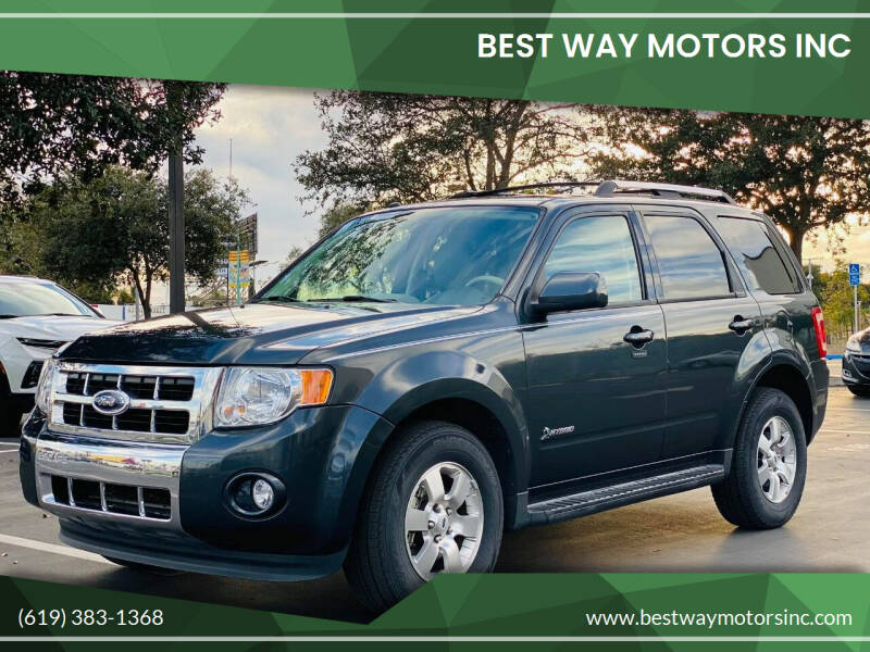 2009 Ford Escape Hybrid for sale at BEST WAY MOTORS INC in San Diego CA