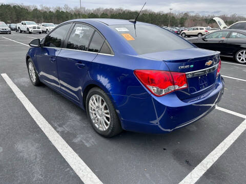 2012 Chevrolet Cruze for sale at Palmer Automobile Sales in Decatur GA