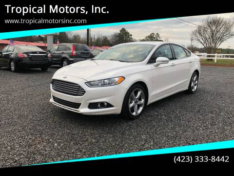 2016 Ford Fusion for sale at Tropical Motors, Inc. in Riceville TN