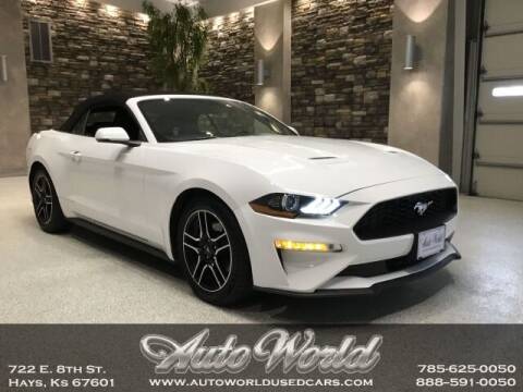2018 Ford Mustang for sale at Auto World Used Cars in Hays KS