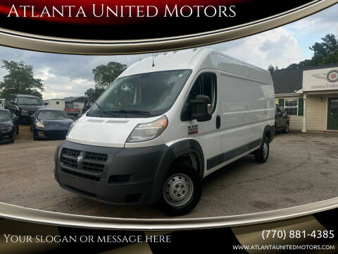 2017 RAM ProMaster for sale at Atlanta United Motors in Jefferson GA