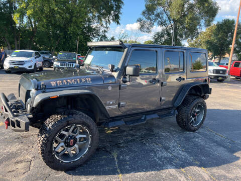 2017 Jeep Wrangler Unlimited for sale at PAPERLAND MOTORS in Green Bay WI