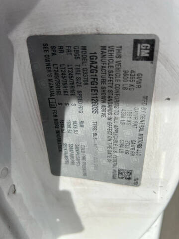 2014 Chevrolet Express LT 3500