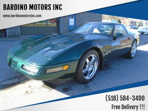 1996 Chevrolet Corvette for sale at BARDINO MOTORS INC in Saratoga Springs NY