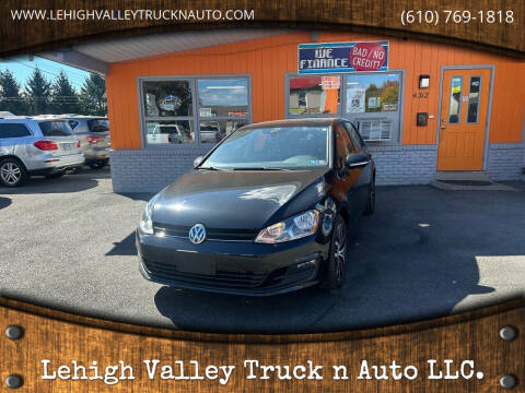 2017 Volkswagen Golf for sale at Lehigh Valley Truck n Auto LLC. in Schnecksville PA