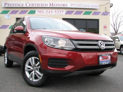 2012 Volkswagen Tiguan for sale at Prestige Certified Motors in Falls Church VA