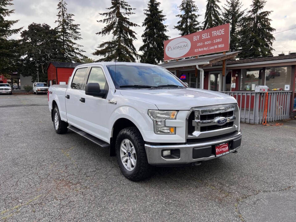 2015 Ford F-150 for sale at PLATINUM AUTO SALES INC in Lacey, WA