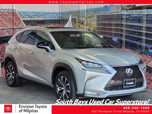 2015 Lexus NX 200t for sale at Envision Toyota of Milpitas in Milpitas, CA