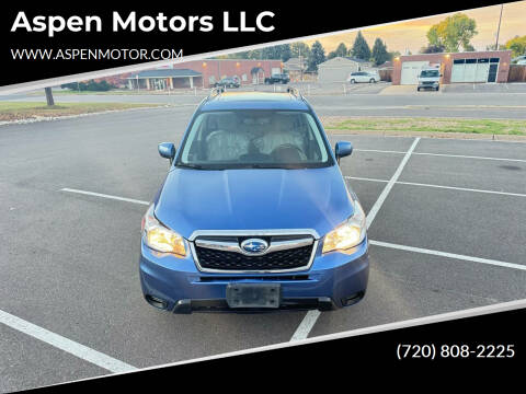 2015 Subaru Forester for sale at Aspen Motors LLC in Denver CO