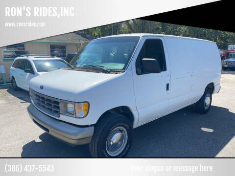 1996 Ford E-250 for sale at RON'S RIDES,INC in Bunnell FL