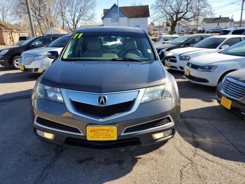 2011 Acura MDX for sale at Brothers Used Cars Inc in Sioux City IA