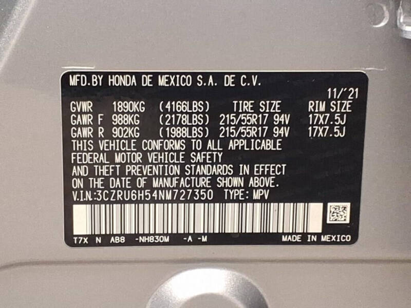 2022 Honda HR-V EX