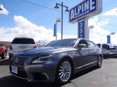 2014 Lexus LS 460 for sale at Alpine Auto Sales in Salt Lake City UT