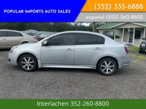 2012 Nissan Sentra for sale at Popular Imports Auto Sales - Popular Imports-InterLachen in Interlachehen FL