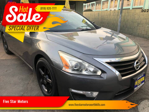 2014 Nissan Altima for sale at Five Star Motors in North Hills CA