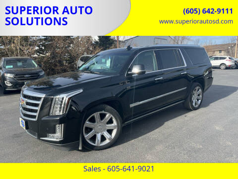 2015 Cadillac Escalade ESV for sale at SUPERIOR AUTO SOLUTIONS in Spearfish SD