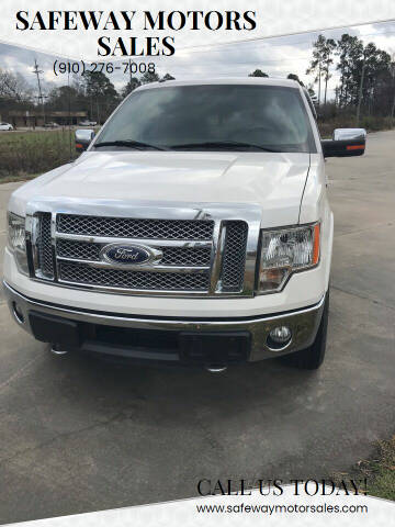 2012 Ford F-150 for sale at Safeway Motors Sales in Laurinburg NC