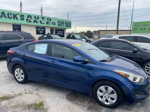 2016 Hyundai Elantra for sale at Jack's Auto Sales in Port Richey FL