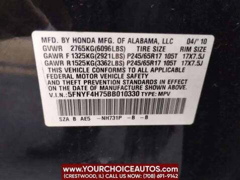 2011 Honda Pilot EX-L w/Navi