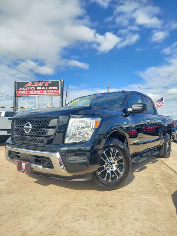 2021 Nissan Titan for sale at AMT AUTO SALES LLC in Houston TX