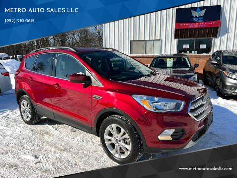 2018 Ford Escape for sale at METRO AUTO SALES LLC in Lino Lakes MN