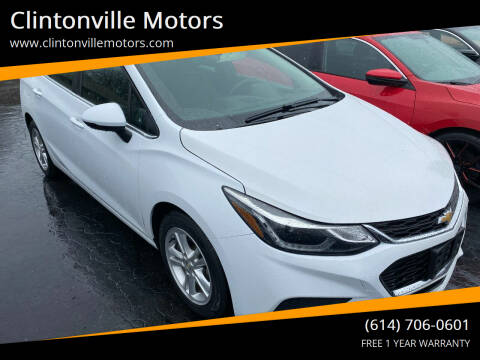 2018 Chevrolet Cruze for sale at Clintonville Motors in Columbus OH