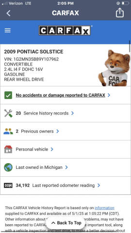 2009 Pontiac Solstice
