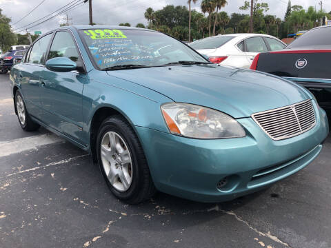2003 Nissan Altima for sale at RIVERSIDE MOTORCARS INC - South Lot in New Smyrna Beach FL
