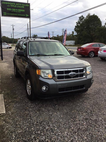 2010 Ford Escape for sale at Johnson's Auto Sales in Douglas GA