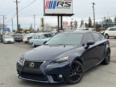 2014 Lexus IS 250 for sale at RS Motors in Lynnwood WA