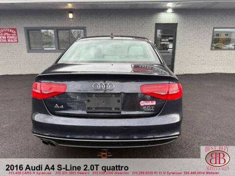 2016 Audi A4 2.0T quattro Premium Plus