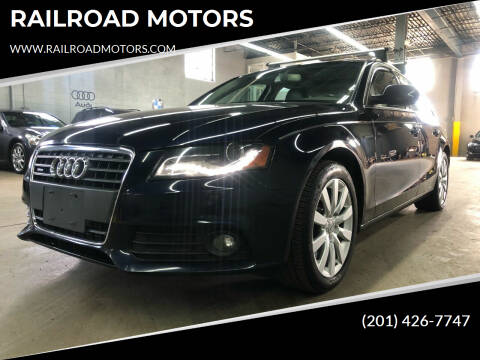 2010 Audi A4 for sale at RAILROAD MOTORS in Hasbrouck Heights NJ