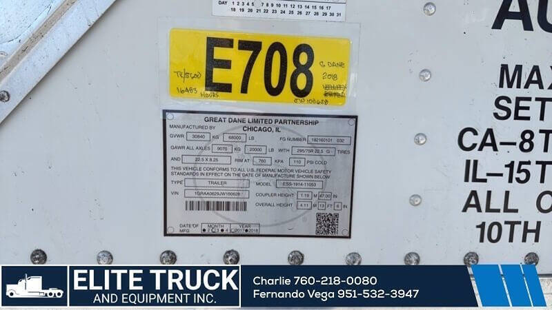 2015 Great Dane Dry Van