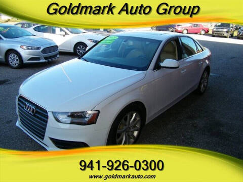 2013 Audi A4 for sale at Goldmark Auto Group in Sarasota FL