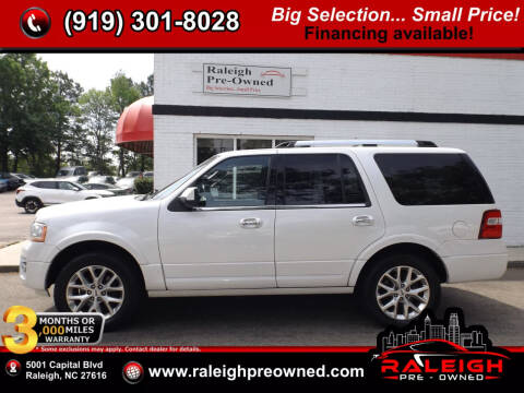 2016 Ford Expedition for sale at Raleigh Pre-Owned in Raleigh NC