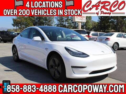 2020 Tesla Model 3 for sale at CARCO SALES & FINANCE - CARCO OF POWAY in Poway CA