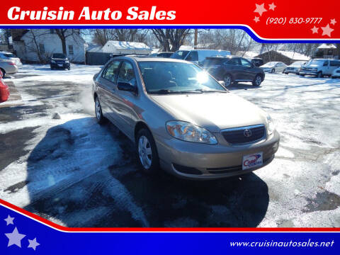 2005 Toyota Corolla for sale at Cruisin Auto Sales in Appleton WI