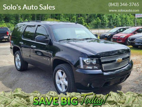 2007 Chevrolet Tahoe for sale at Solo's Auto Sales in Timmonsville SC