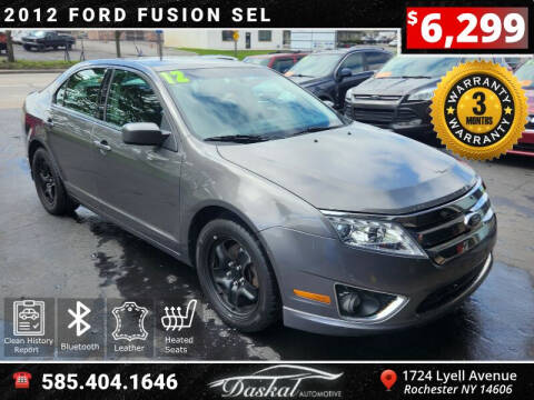 2012 Ford Fusion for sale at Daskal Auto LLC in Rochester NY