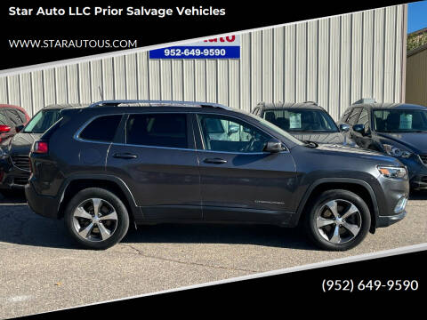 2019 Jeep Cherokee for sale at Star Auto LLC Prior Salvage Vehicles in Jordan MN