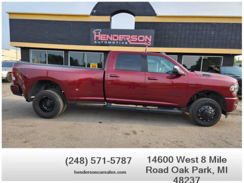 2022 RAM 3500 for sale at Henderson Automotive, LLC in Oak Park MI