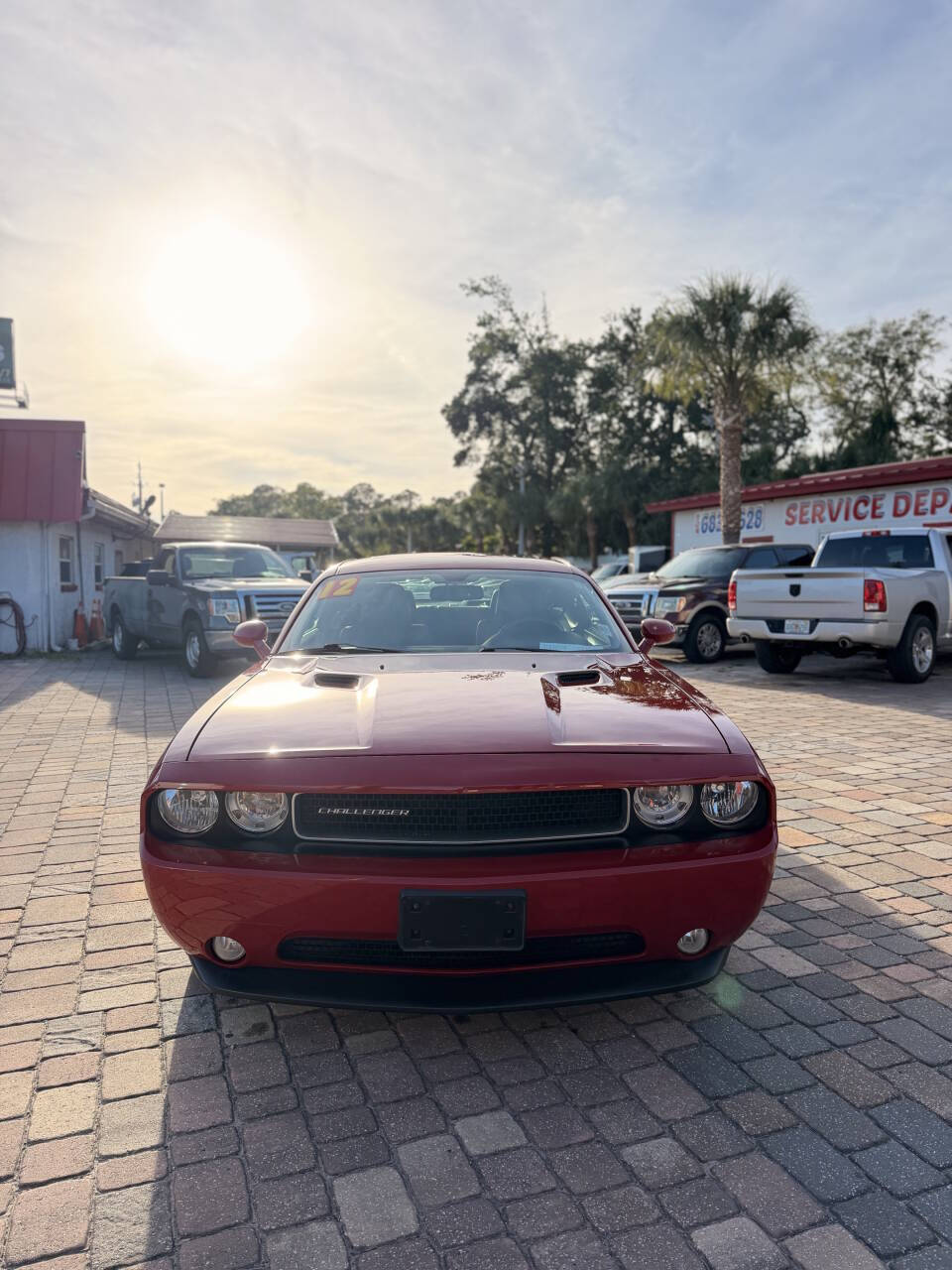 Red 2012 Dodge Challenger SXT Plus SXT Plus 2dr Coupe 1