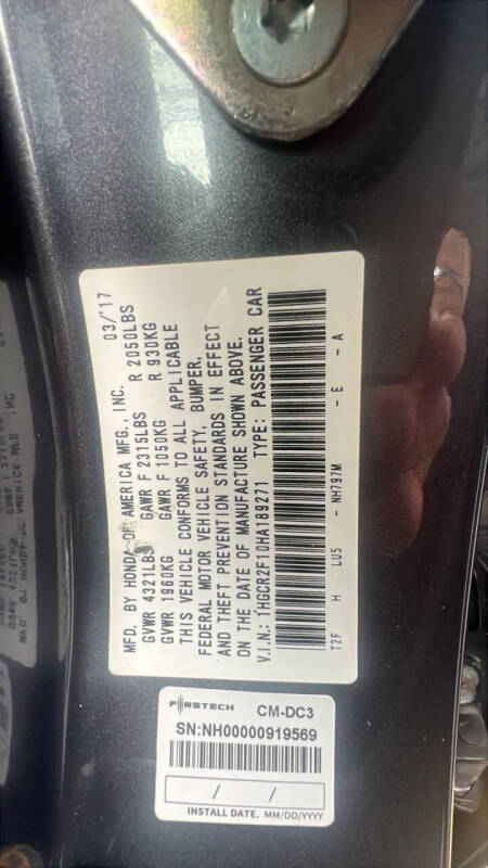 2017 Honda Accord Sport Special Edition