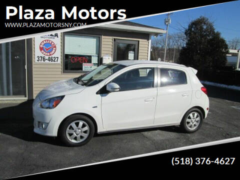 2015 Mitsubishi Mirage for sale at Plaza Motors in Rensselaer NY